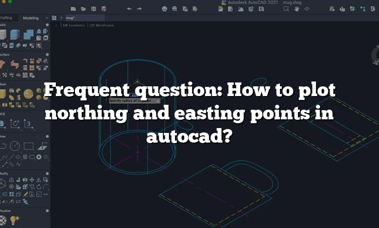 Frequent question: How to plot northing and easting points in autocad?