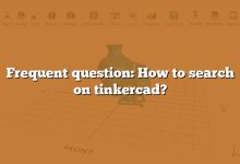 Frequent question: How to search on tinkercad?