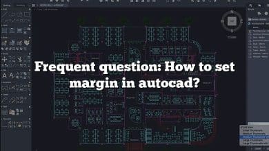 Frequent question: How to set margin in autocad?