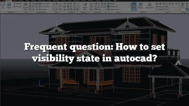 Frequent question: How to set visibility state in autocad?