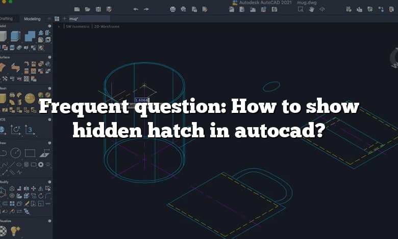 Frequent question: How to show hidden hatch in autocad?