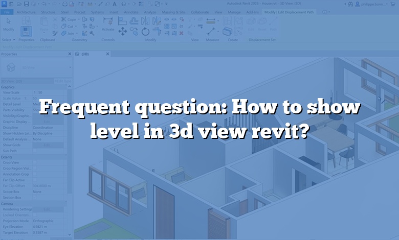 Frequent question: How to show level in 3d view revit?