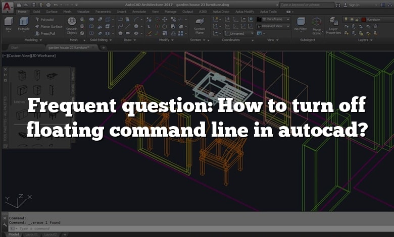 Frequent question: How to turn off floating command line in autocad?