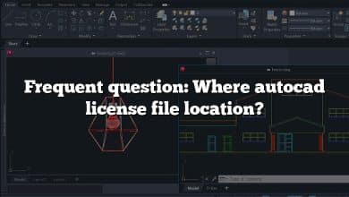 Frequent question: Where autocad license file location?