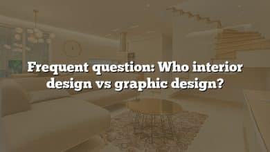 Frequent question: Who interior design vs graphic design?