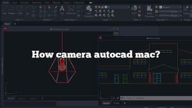 How camera autocad mac?