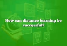 How can distance learning be successful?
