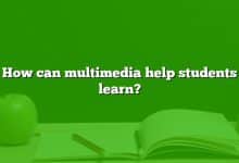 How can multimedia help students learn?