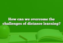 How can we overcome the challenges of distance learning?