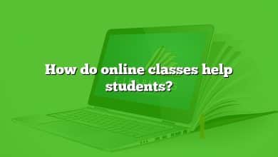 How do online classes help students?