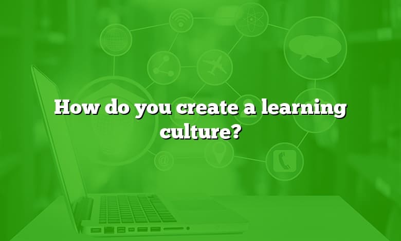 How do you create a learning culture?