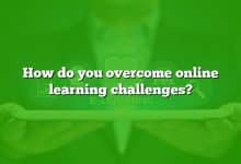 How do you overcome online learning challenges?