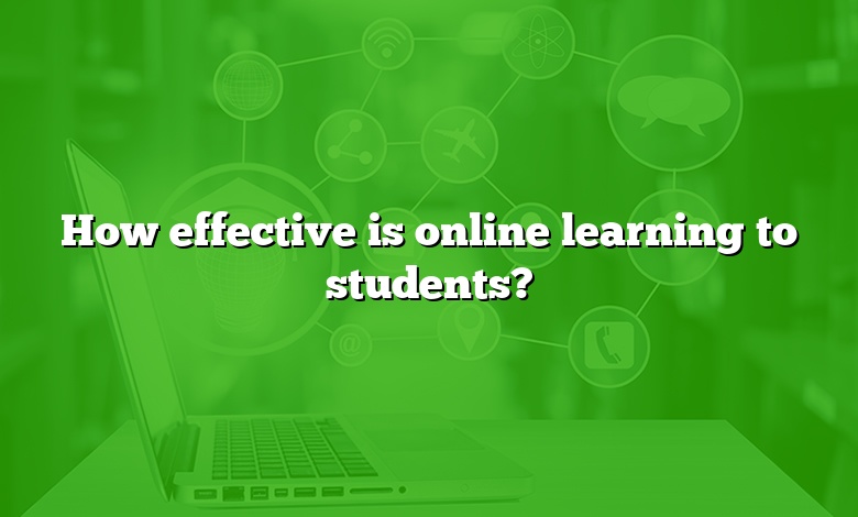 How effective is online learning to students?