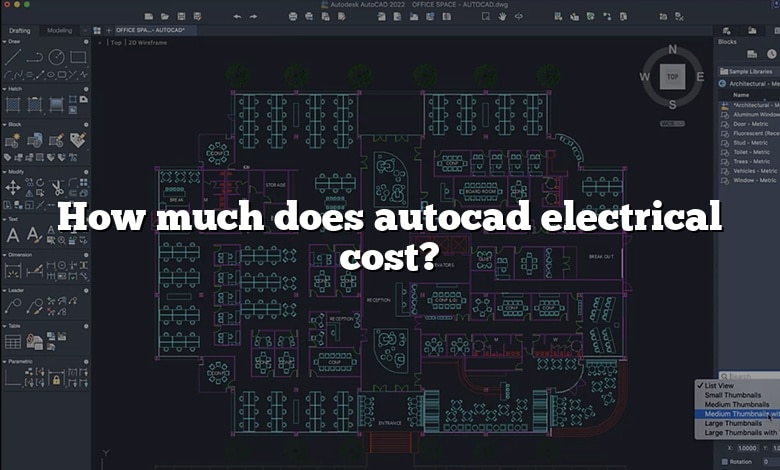 How much does autocad electrical cost?