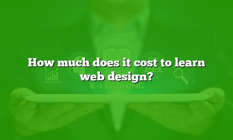 How much does it cost to learn web design?