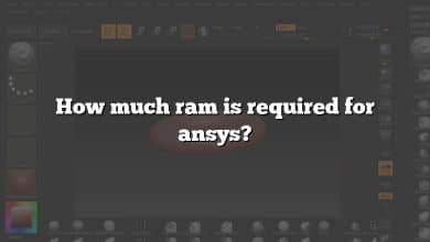 How much ram is required for ansys?
