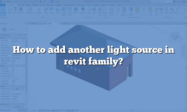 How to add another light source in revit family?