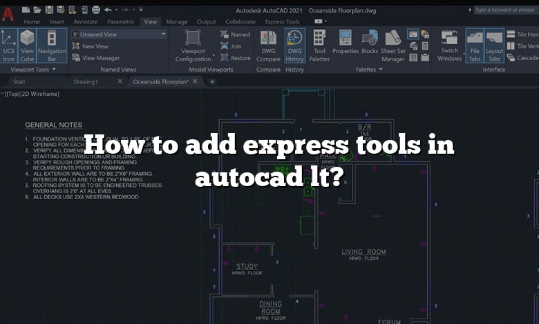 How to add express tools in autocad lt?