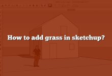 How to add grass in sketchup?