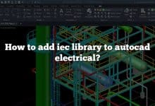How to add iec library to autocad electrical?