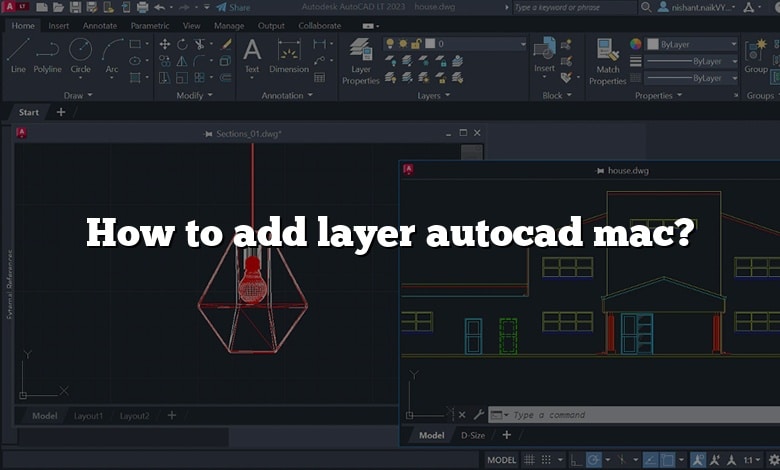 How to add layer autocad mac?