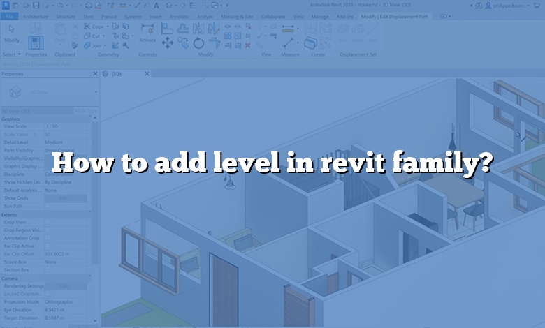 How to add level in revit family?