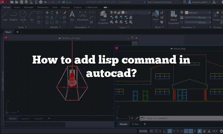 How to add lisp command in autocad?