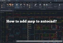 How to add mep to autocad?