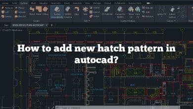 How to add new hatch pattern in autocad?