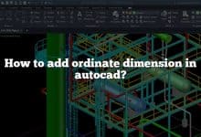 How to add ordinate dimension in autocad?