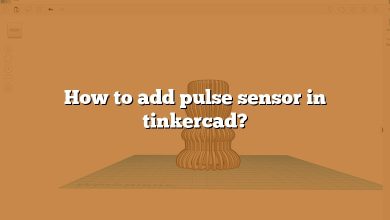 How to add pulse sensor in tinkercad?