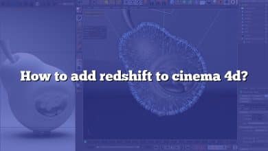 How to add redshift to cinema 4d?