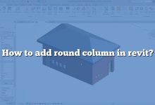 How to add round column in revit?