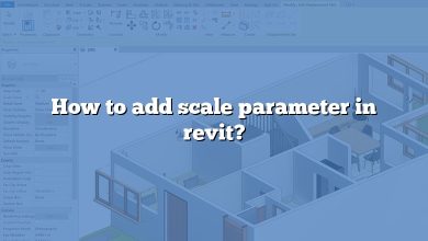 How to add scale parameter in revit?
