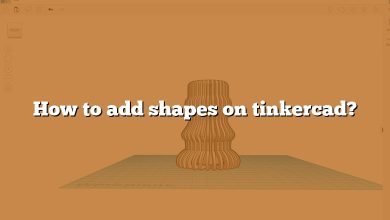 How to add shapes on tinkercad?