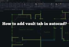 How to add vault tab in autocad?