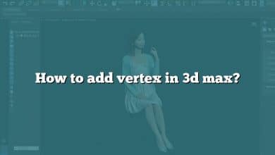 How to add vertex in 3d max?