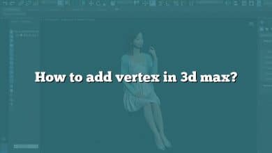 How to add vertex in 3d max?