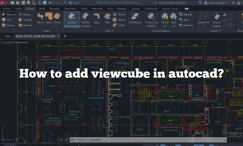 How to add viewcube in autocad?