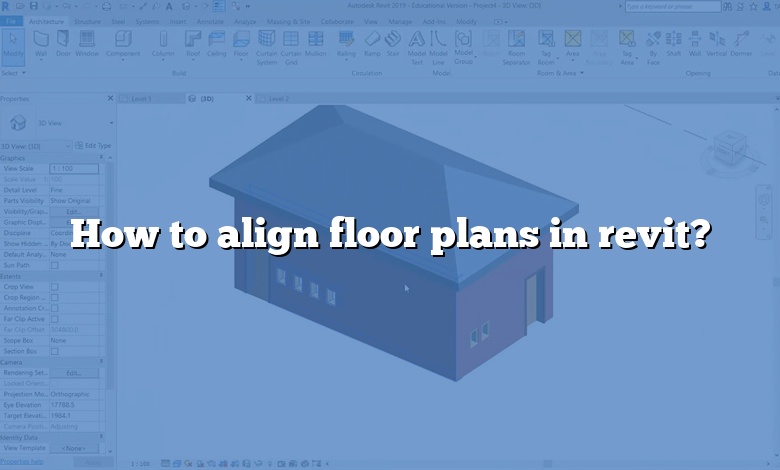 How to align floor plans in revit?