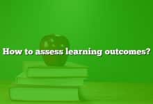 How to assess learning outcomes?