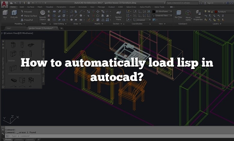How to automatically load lisp in autocad?