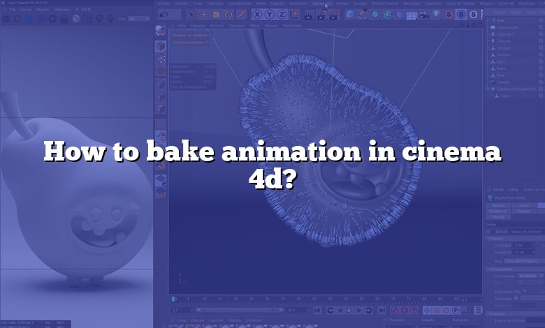 How to bake animation in cinema 4d?