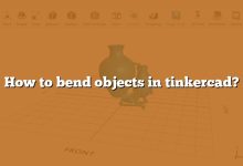 How to bend objects in tinkercad?