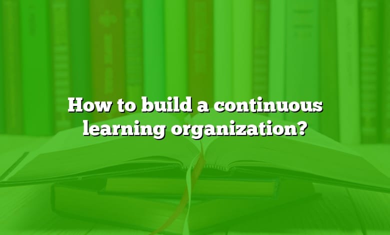 How to build a continuous learning organization?