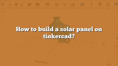 How to build a solar panel on tinkercad?