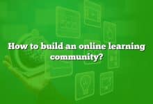 How to build an online learning community?