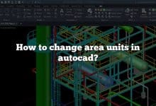 How to change area units in autocad?