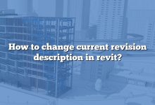 How to change current revision description in revit?