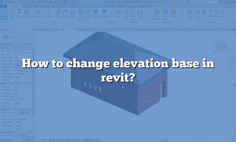 how-to-change-elevation-base-in-revit-answer-2022